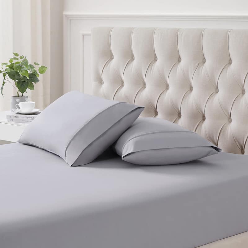 1500 Supreme Collection Microfiber Flannel Pillowcase 4 Pack