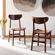 preview thumbnail 52 of 98, SAFAVIEH Lucca Retro Dining Chair (Set of 2) - 17.3" x 20.8" x 33.1"