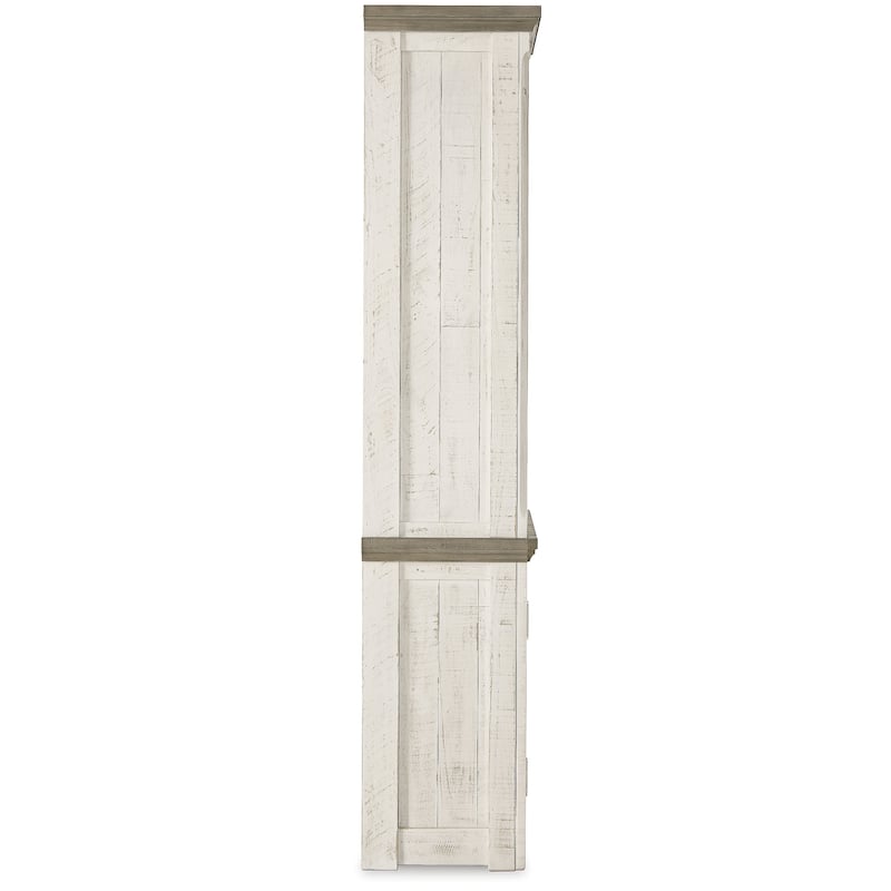 Havalance Right Pier Cabinet, White/Brown - 7'9" x 9'9"