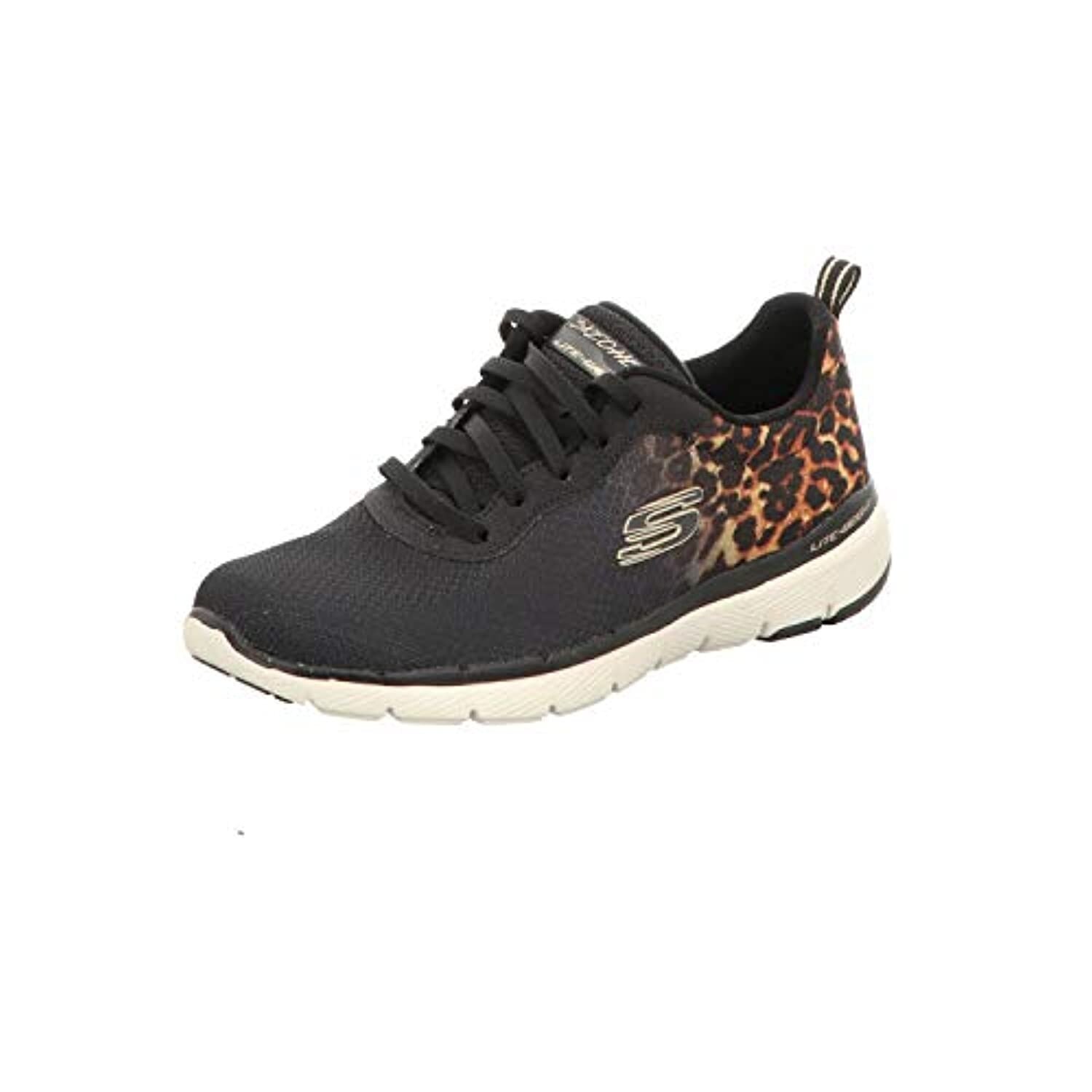 skechers flex appeal 3.0 black and gold