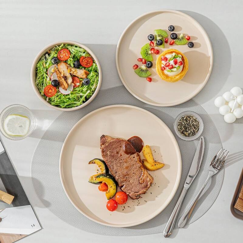 vancasso VENUS 12-Piece Matte Dinnerware Set, Service for 4