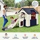preview thumbnail 9 of 8, Gymax Outdoor Play house and Slide Set for Kids w/ 7 PCS Toy Set & - See Details