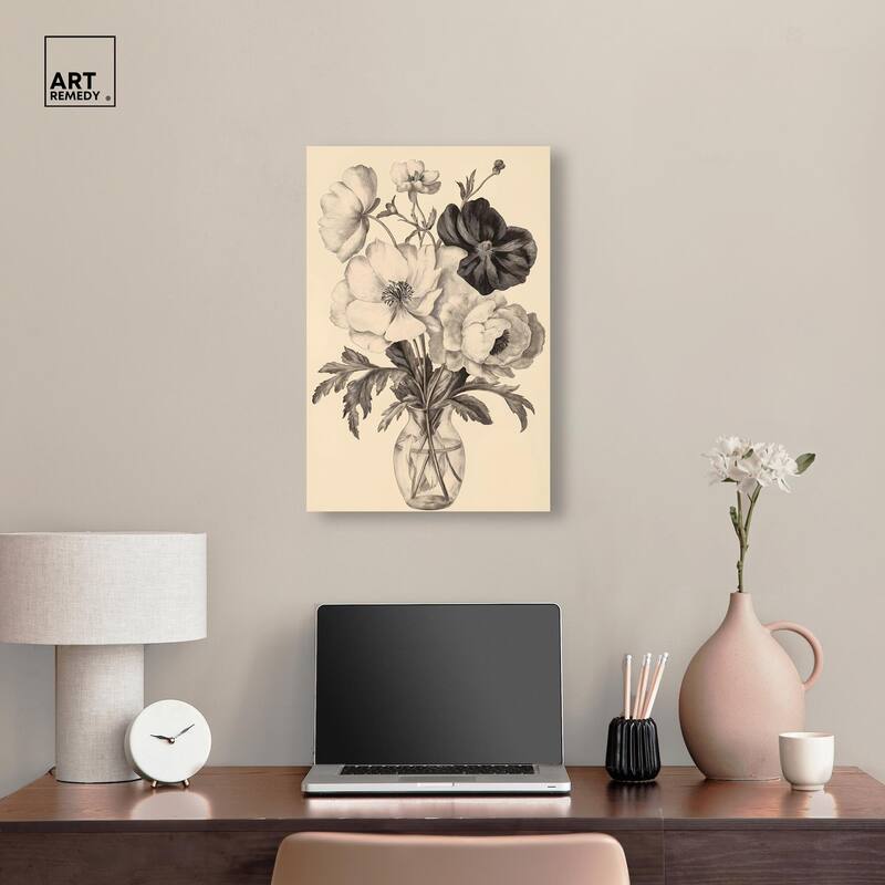 Herbarium's Hush II Canvas by Art Remedy, Gallery Wrapped
