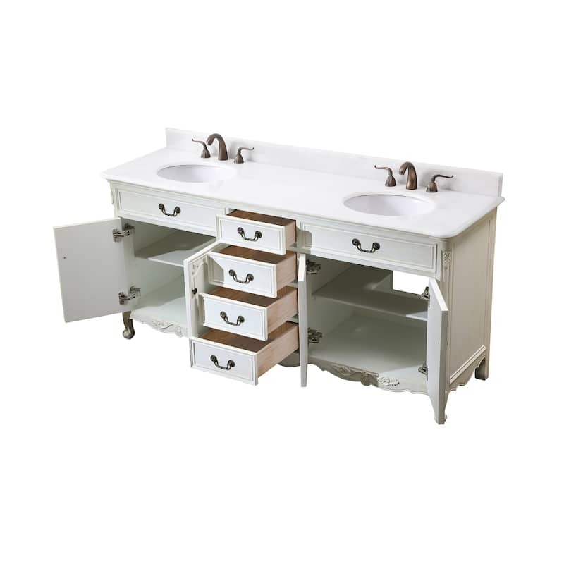 72" Double Bathroom Vanity