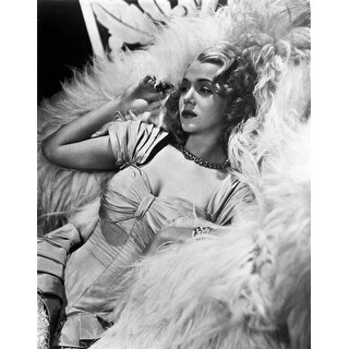 Carole Landis Lying on a Furry Cloth Photo Print - Bed Bath & Beyond ...
