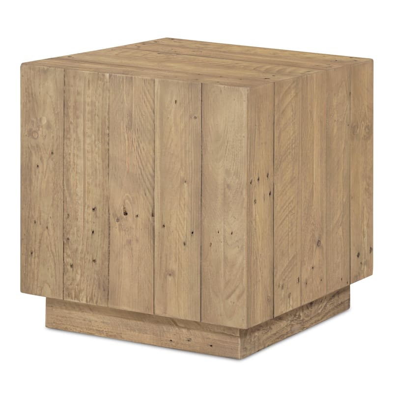 NADAAL STUDIOS Niall, Accent Table With Reclaimed Pine - Natural