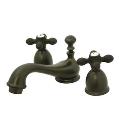 Elements Of Design Double Handle 4" to 8" Mini Widespread Bathroom
