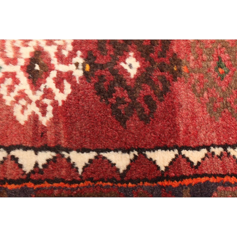 ECARPETGALLERY Hand-knotted Andelz Red Wool Rug - 4'2 x 6'3