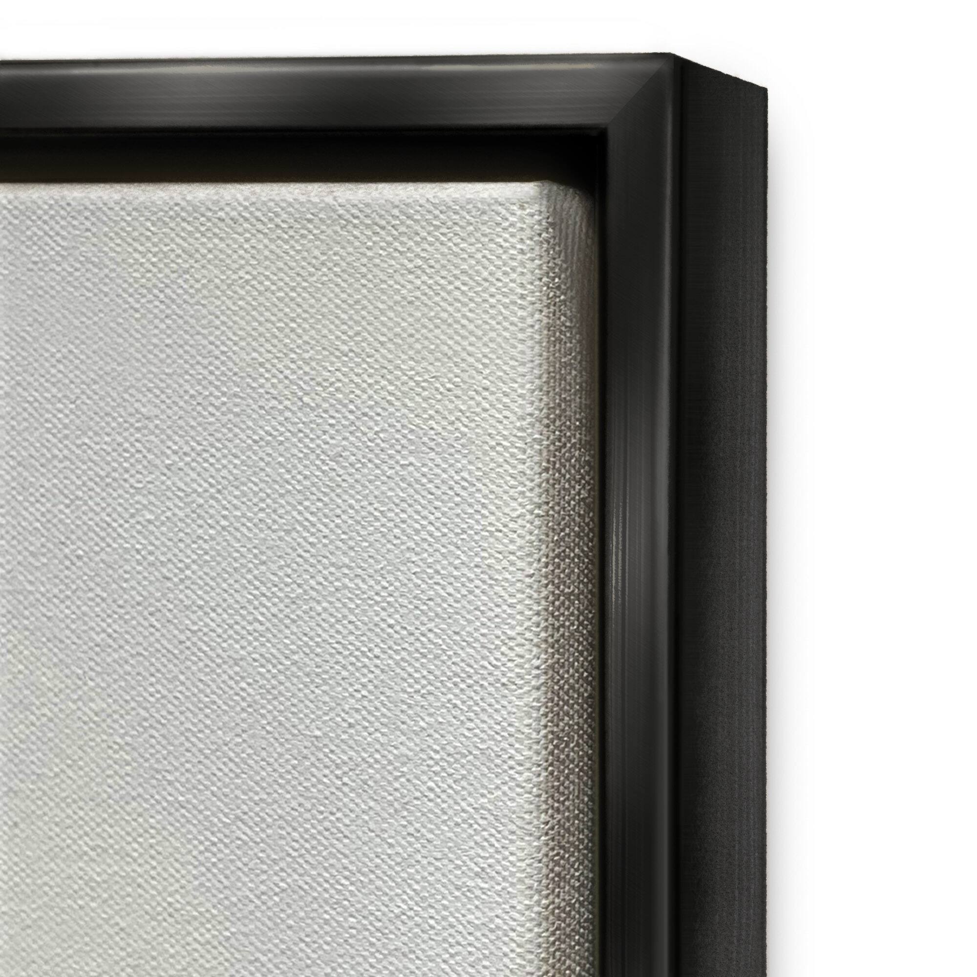 Stupell Industries Beach Cruiser Blue Bicycle Boast Floating Framed