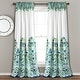 preview thumbnail 14 of 20, The Curated Nomad Presidio Room Darkening Window Curtain Panel Pair 52x84 - Blue & Green