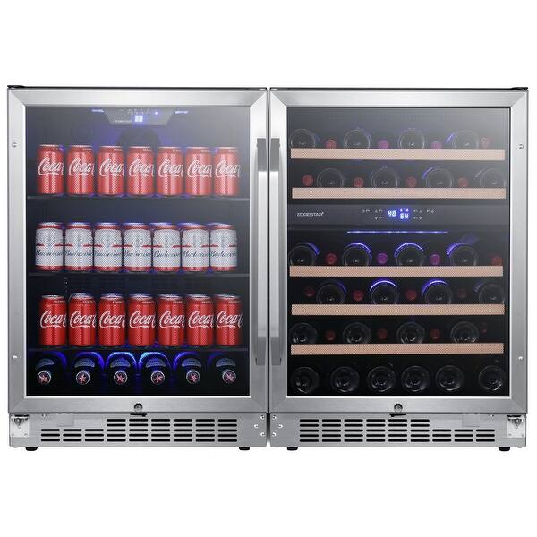 Shop Edgestar Cwbv14246 Edgestar Cwbv14246 48 Wide 46 Bottle 142 Can Stainless Steel Overstock 28019138