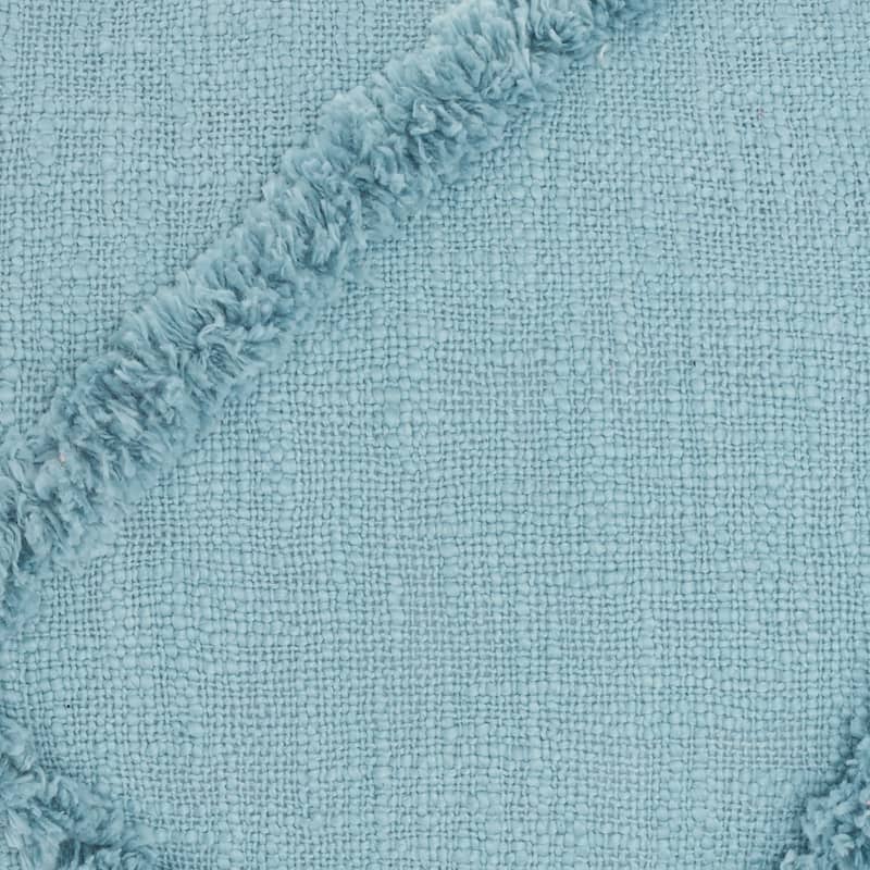 Mina Victory Distressed Diamond Boho Throw Pillow
