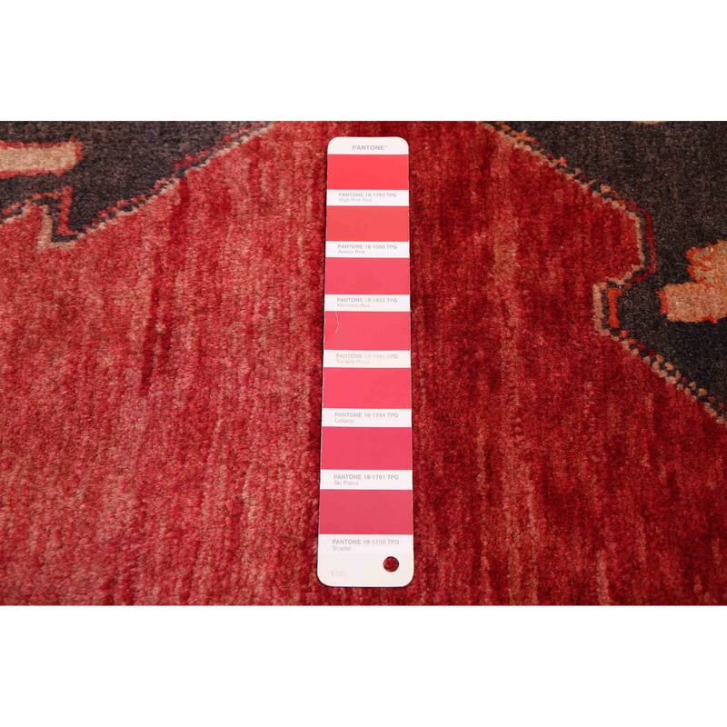 ECARPETGALLERY Hand-knotted Konya Anatolian Red Wool Rug - 3'4 x 13'0