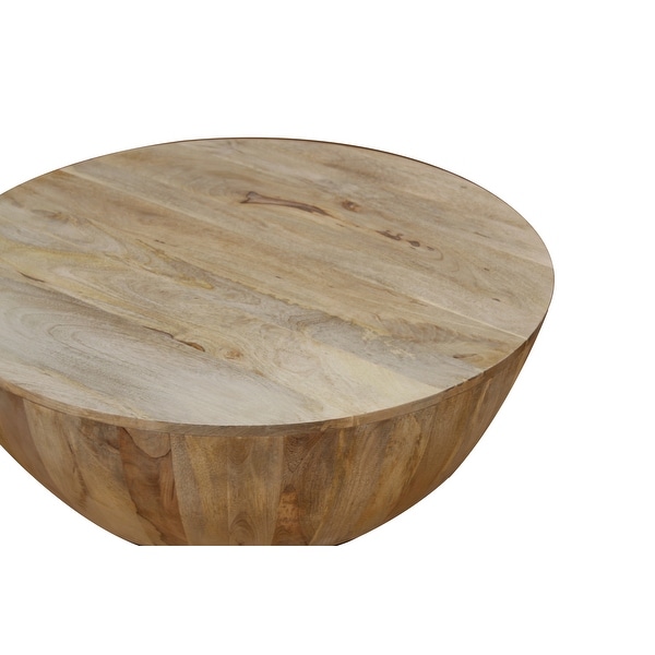 light mango wood coffee table