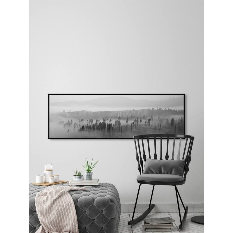 Lost in the Woods Floater Framed Print on Canvas