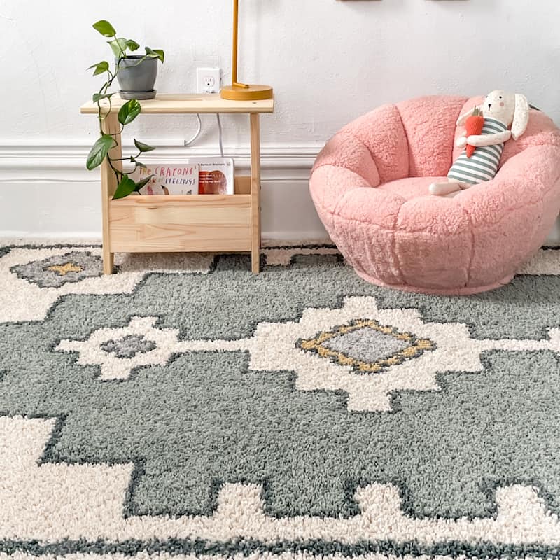 Holanda Southwestern Shag Area Rug