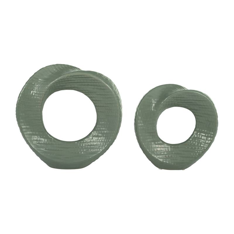 Sagebrook Home Modern Stoneware Ceramic Decorative Object