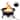 Gymax 24.5 Inch Portable Propane Fire Pit w/Carry Strap Lid Folding
