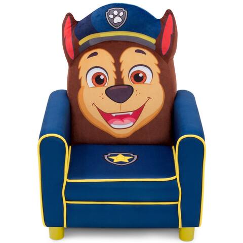Nick Jr. PAW Patrol Chase Figural Upholstered Kids Chair by Delta Children