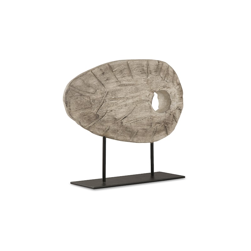 Signature Design by Ashley Dashburn Antique White/Black Sculpture - 14"W x 4"D x 12"H