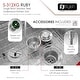 preview thumbnail 6 of 12, STYLISH 25 inch Stainless Steel 16G Undermount Kitchen Sink - 25" x 18" x 10"