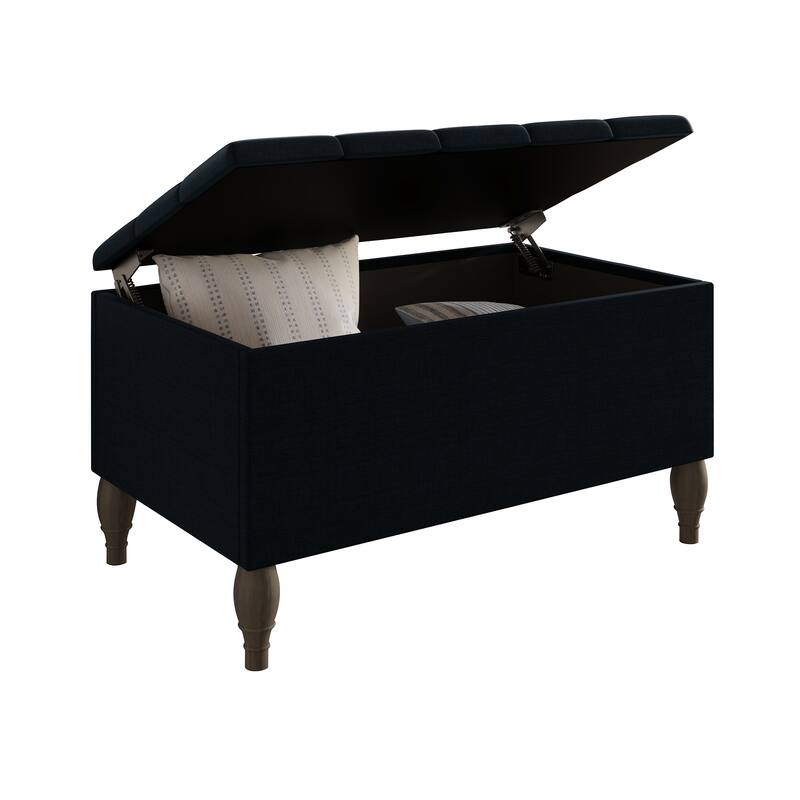 CraftPorch 2 Piece Bedroom Set in Transitional Linen Button Tufted Upholstered Bed