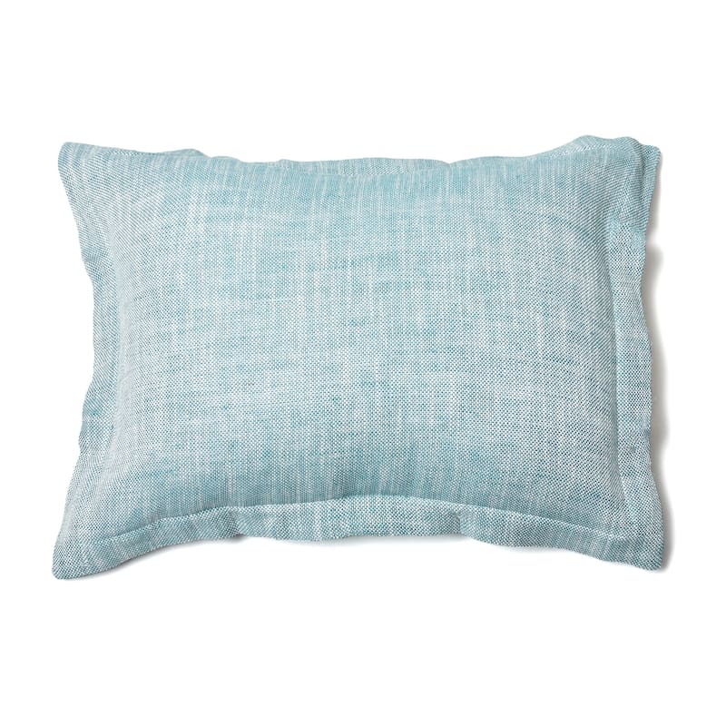 Jaicee Teal Cotton Linen Duvet Cover or Pillow Sham
