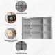 preview thumbnail 75 of 95, Modern Surface Mount Solid Wood Framed Medicine Cabinet With Mirror and Shelves