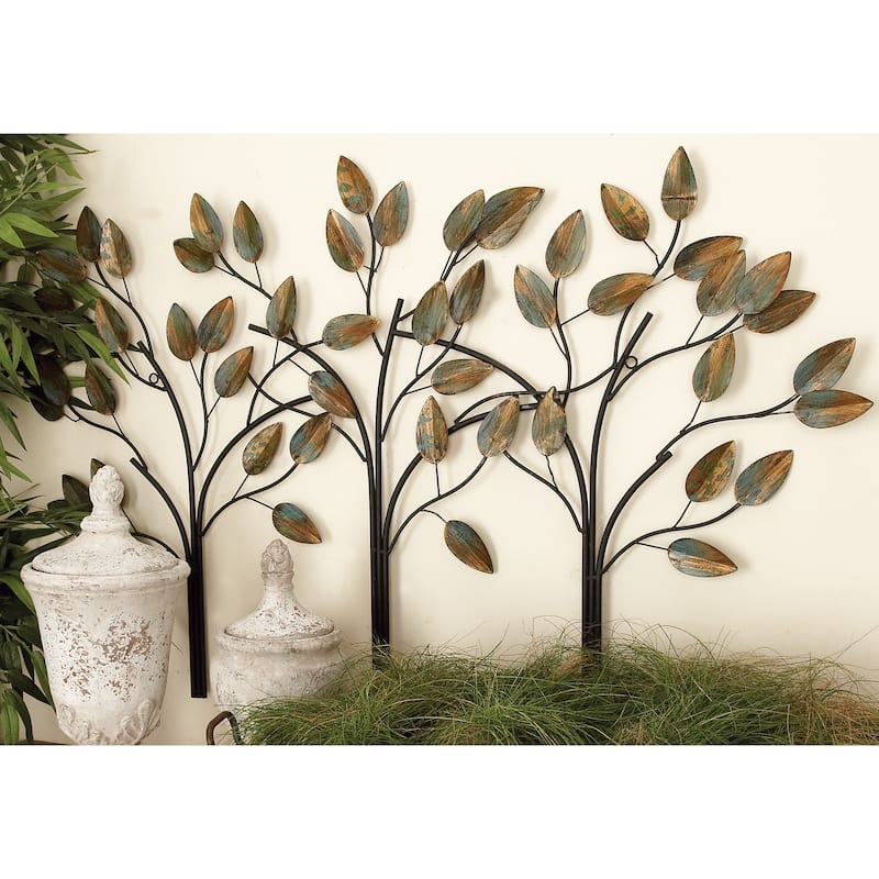 Metal Tree Wall Decor - Brown - Roche River Decor