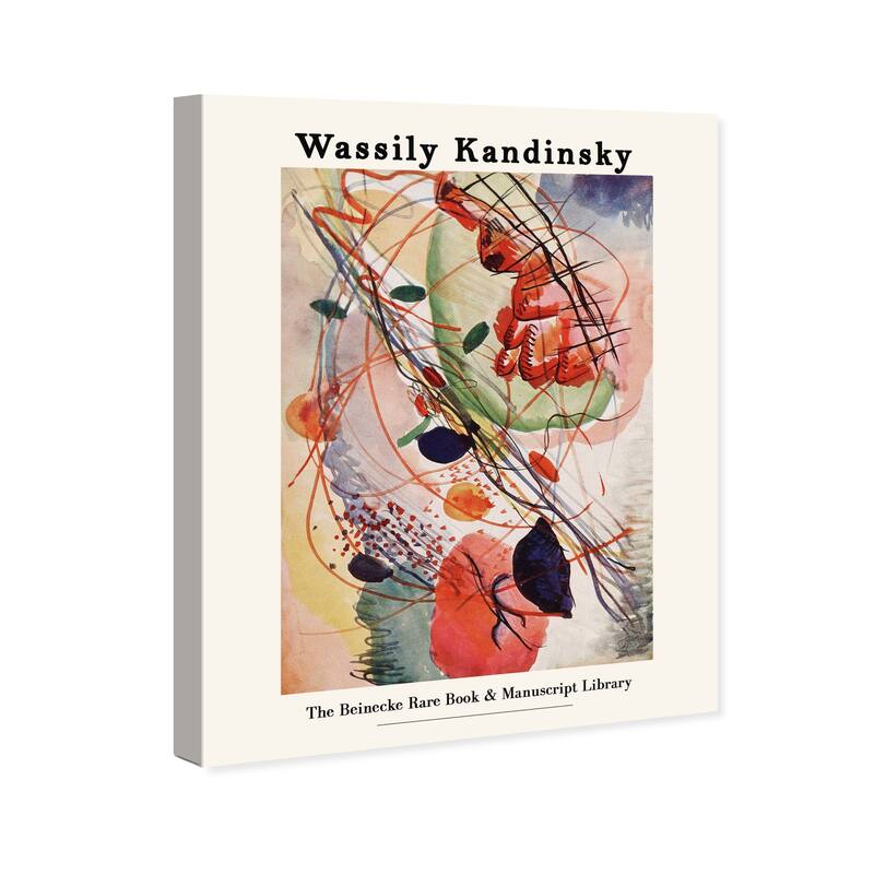 Wynwood Studio Abstract Kandinsky Poster White and Modern & Contemporary Wall Art Canvas Print