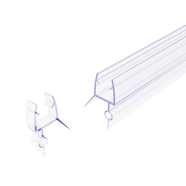 ELEGANT Shower Door Sweep Bottom Wipe Drip Waterproof Seal Strips On