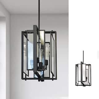 HOMEGLAM Parallel 4-Light 16” Metal Pendant Light