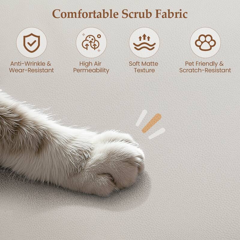 Pocassy Faux Leather Sectional Sofa Modular Couch Oversized Sofa