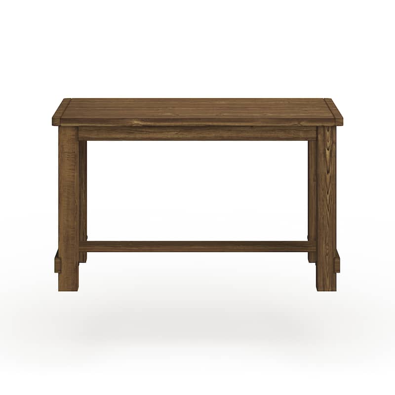 Furniture of America Tays Rustic Brown 60-inch Solid Wood Counter Height Table