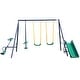 preview thumbnail 4 of 5, 5-in-1 Outdoor Kids Swing Sets w/Swings, Glider, Slide & Teeter Totter