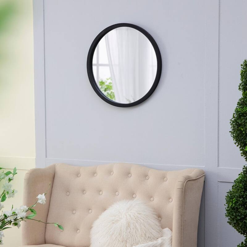 Round wall mirror for living room