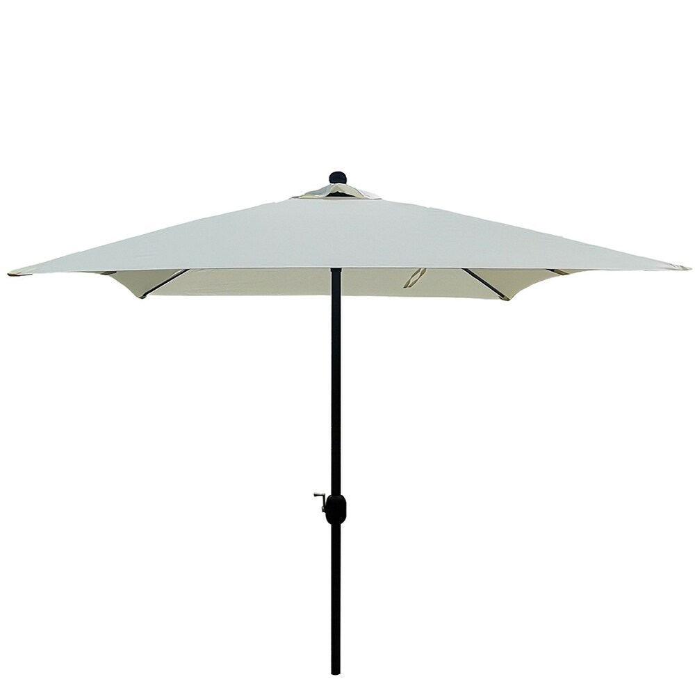 Liveditor10 X6 5 Rectangle Market Patio Umbrella White Dailymail