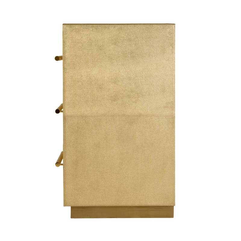 Medera 28 in. W Rectangular 3 Drawer Accent Chest