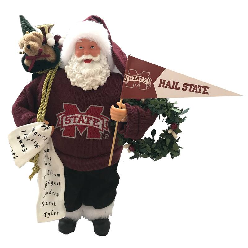 12" Mississippi State Proud Santa