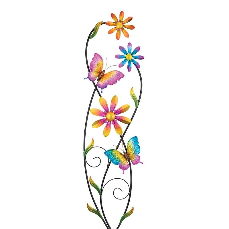Vine Spinner Stake - Butterfly