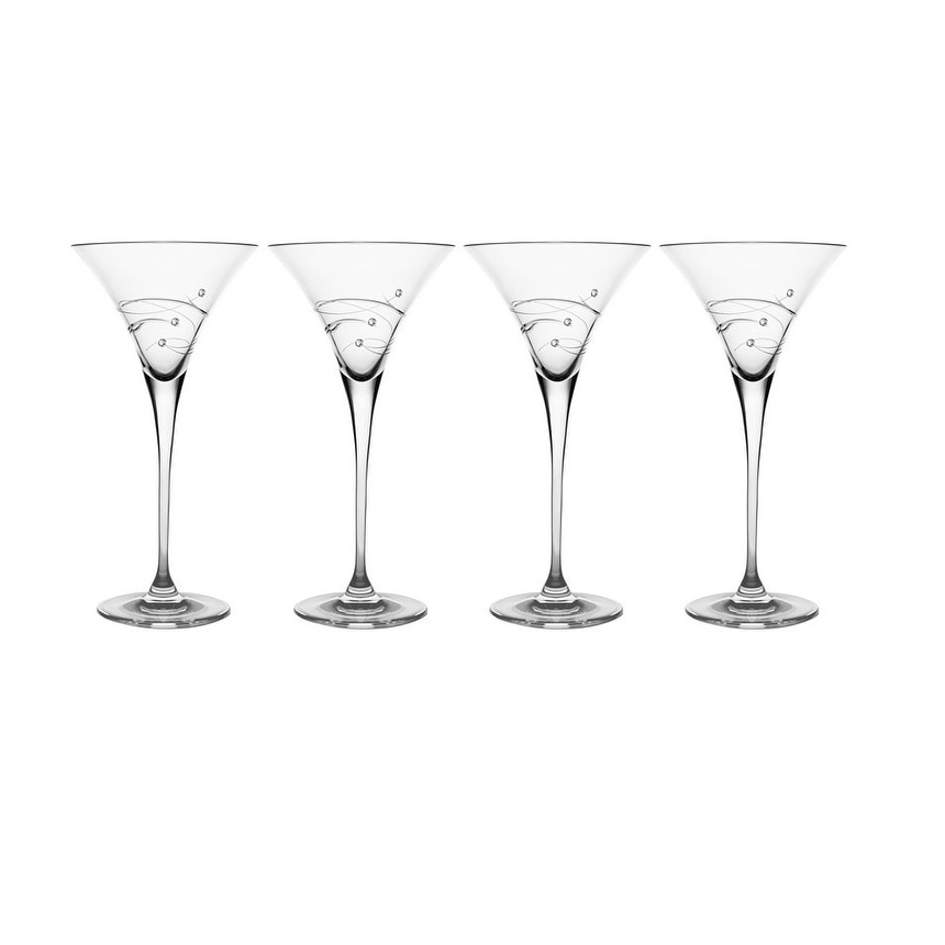 Crystal Martini Glasses 4 pack 9oz