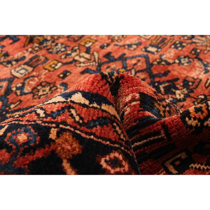 ECARPETGALLERY Hand-knotted Andelz Dark Copper Wool Rug - 3'5 x 9'10