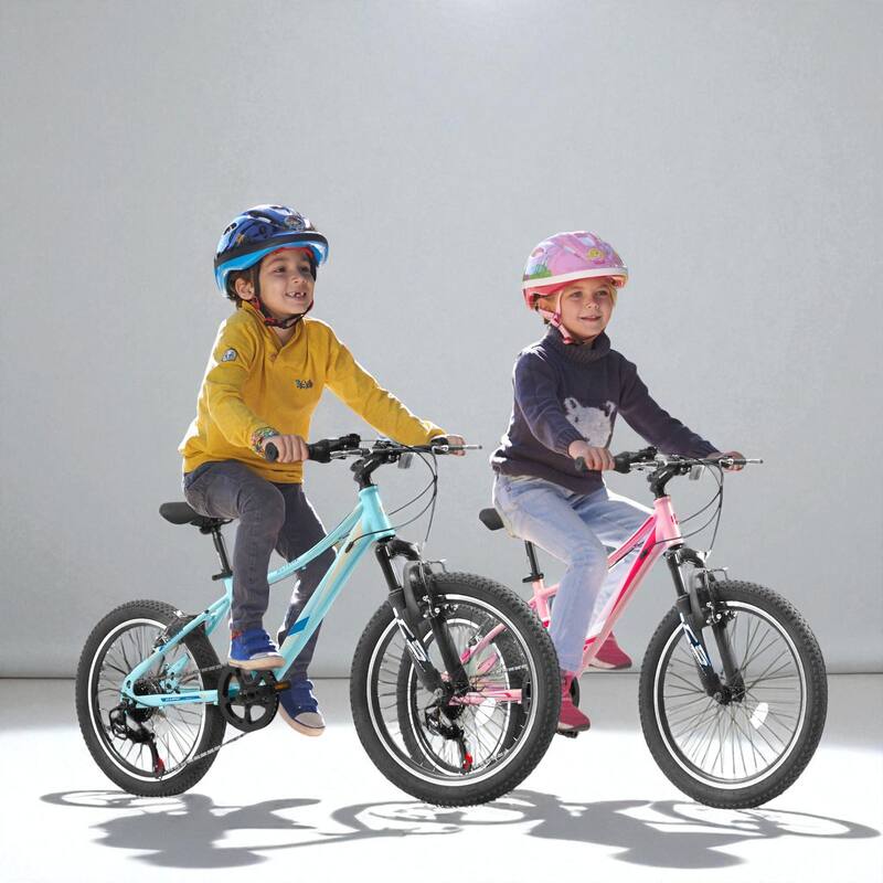 20-Inch Mountain Bike for Kids, 7-Speed, Shock Absorber Fork, V-Brakes, Outdoor Adventure Bike