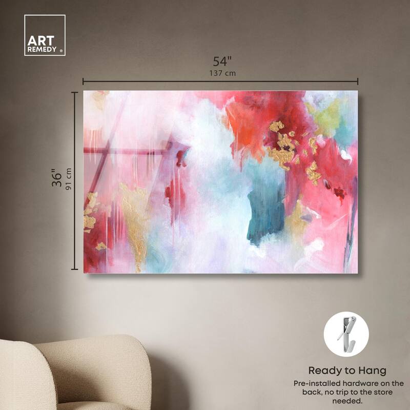 Rolling in Love Acrylic by Art Remedy, Ready to Hang