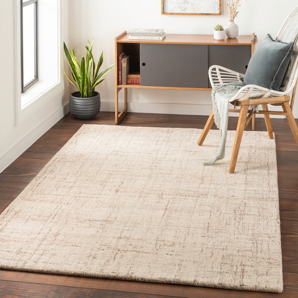 Mangala Handmade Modern Abstract Wool Area Rug