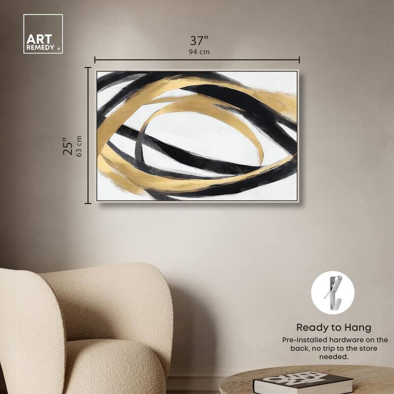 Loops of Luxury II Canvas by Art Remedy