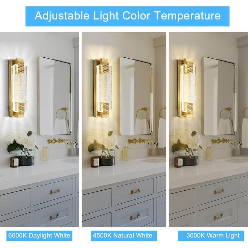 Led hardwired light brass porch light metal wall light