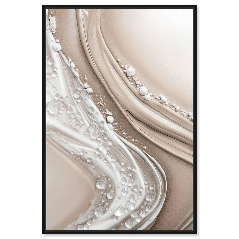 Viscous Veils I Canvas by Art Remedy - Black - 20" x 30"