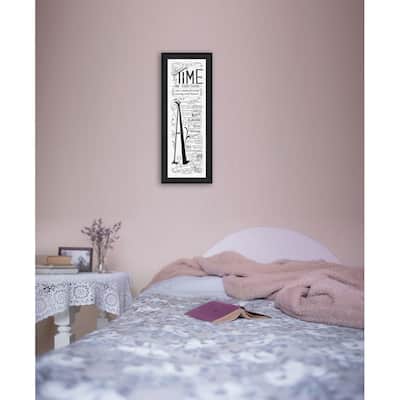 TrendyDecor4U Traditional "Time for Everything" Framed Print Wall Art by Deb Strain