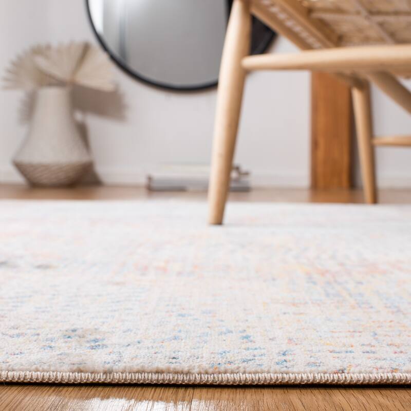 SAFAVIEH Vintage Persian Cass Modern Abstract Rug - Blue/Rust - 5' x 7' 6"